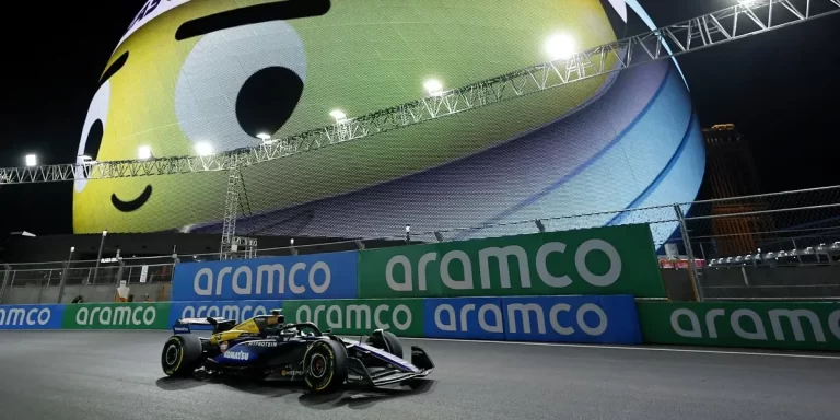 “Pista de rally” y “Olor a porro”: Las frases de Colapinto tras sus primeras prácticas en Las Vegas