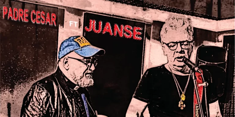 El padre César presentó “Historias” junto a Juanse