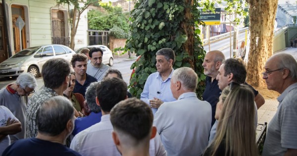 Jorge Macri y el puente Ciudad de la Paz