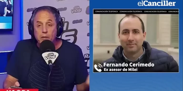 Fuerte encuentro entre Ernesto Tenembaum y el libertario Fernando Cerimedo durante una entrevista