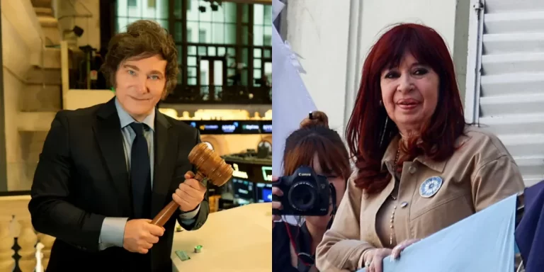 Javier Milei y Cristina Kirchner se cruzaron y negaron vínculos con Edgardo Kueider