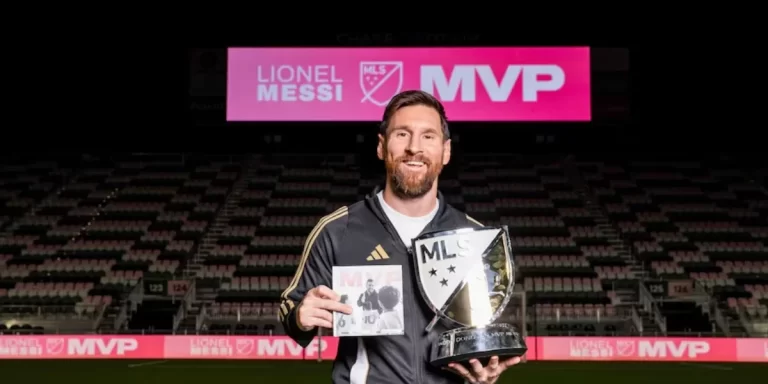 Lionel Messi fue elegido como el mejor jugador de la temporada 2024 de la MLS