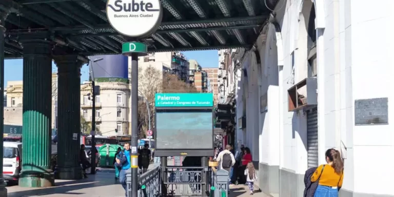Línea D: la estación Palermo cerrará durante tres meses a partir del lunes