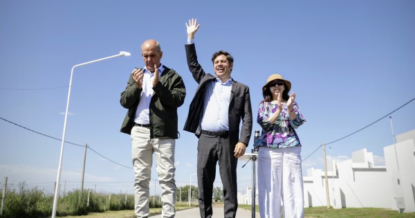 Kicillof armó agenda en el interior y no va a la asunción de Cristina