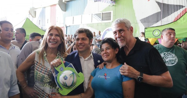 Tras el acto de Cristina, Kicillof se mostró con Ferraresi, el intendente más enfrentado a La Cámpora
