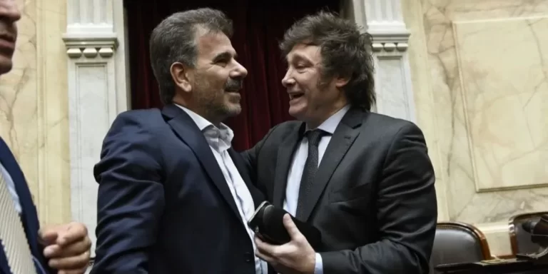 Javier Milei defendió a Cristian Ritondo: “Es víctima de persecuciones por colaborar con el Gobierno”