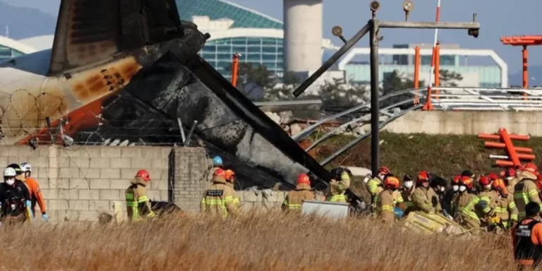 Murieron 179 pasajeros por un accidente de avión en Corea del Sur