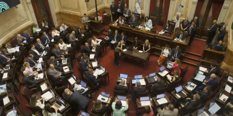 Senadores radicales apoyaron el congelamiento de dietas firmado por LLA y el PRO