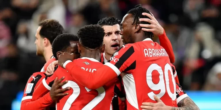 Milan derrotó a la Juventus y jugará la final de la Supercopa de Italia contra el Inter de Lautaro Martínez