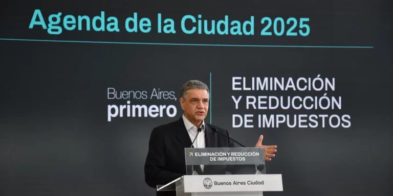 Jorge Macri anunció una reducción de impuesto para comerciantes, monotributistas y jubilados