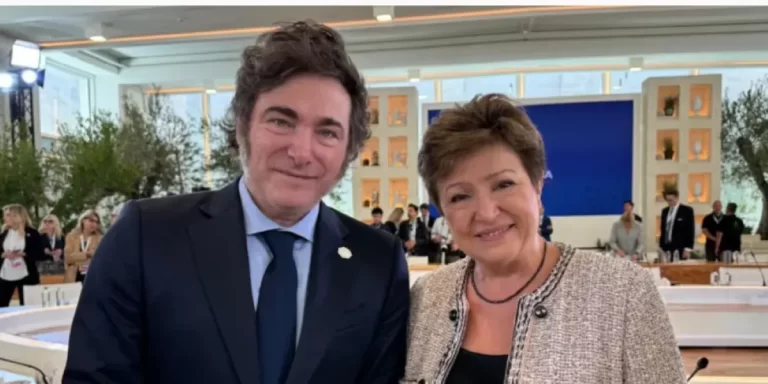 Kristalina Gueorguieva, la directora del FMI, elogió las políticas económicas de Javier Milei