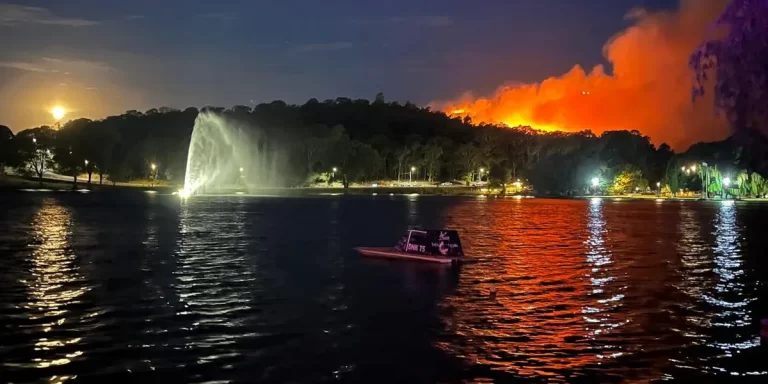 Incendio en Tandil: los bomberos controlaron el fuego pero temen por la ola de calor