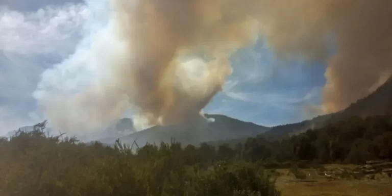 El presidente de Parques Nacionales dijo que “disminuyó el incendio” sobre el Nahuel Huapi