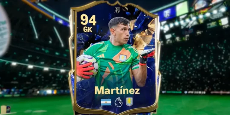 Emiliano “Dibu” Martínez, elegido en el Equipo del Año del juego EA Sports FC 25