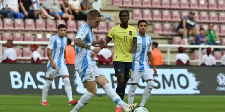 La selección Argentina sub20 empató con Ecuador 0-0 y esta en el hexagonal final del campeonato
