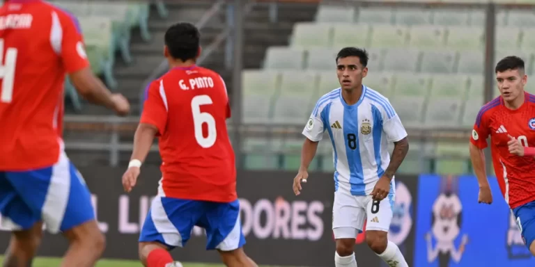 La Selección Argentina Sub 20 le ganó a Chile en el inicio del hexagonal final del Sudamericano
