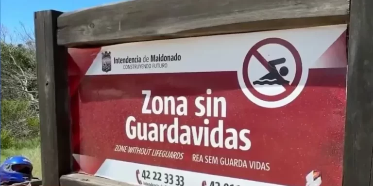 Un argentino murió ahogado en Punta del Este tras bañarse en una playa sin guardavidas