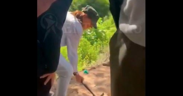 En medio del incendio de la Patagonia, Patricia viajó a Salta a enterrar un poste