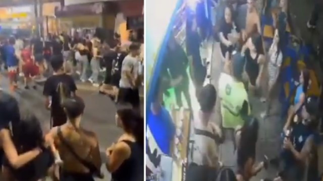 Robos, peleas y heridos en un corso en Haedo