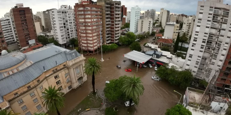 Desesperada búsqueda de dos menores de edad perdidas durante la tormenta en Bahía Blanca