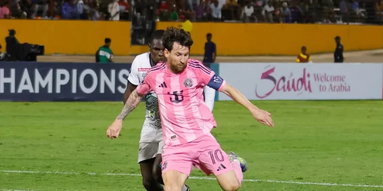 Concachampions: Messi jugó 37 minutos, metió su primer gol en Jamaica e Inter Miami avanzó a cuartos de final