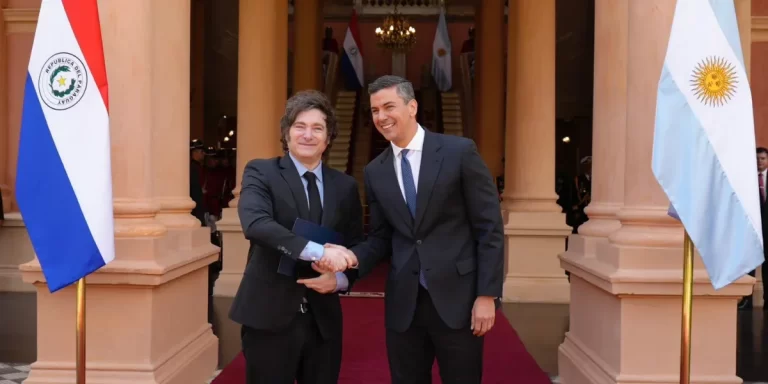 Milei tras la reunión con Peña: “Argentina y Paraguay serán un ejemplo para toda Sudamérica”