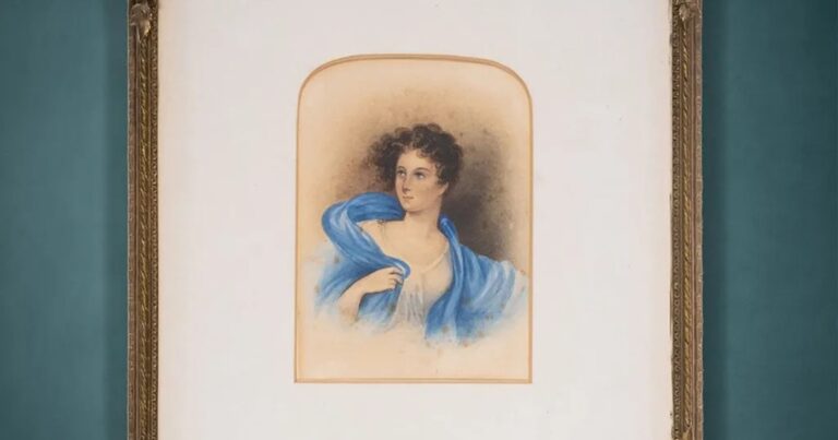 Una rara acuarela de Emily Brontë, autora de Cumbres Borrascosas, se exhibirá al público por primera vez