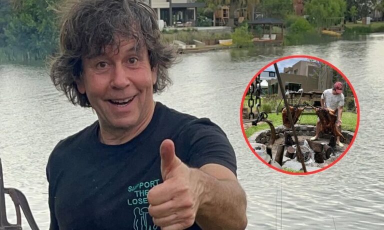 Ariel Rodríguez Palacios mostró el increíble jardín que tiene en Nordelta