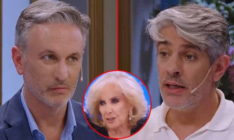 Pablo Echarri se peleó en vivo con Diego Sehinkman de TN y Mirtha Legrand tuvo que frenar su programa