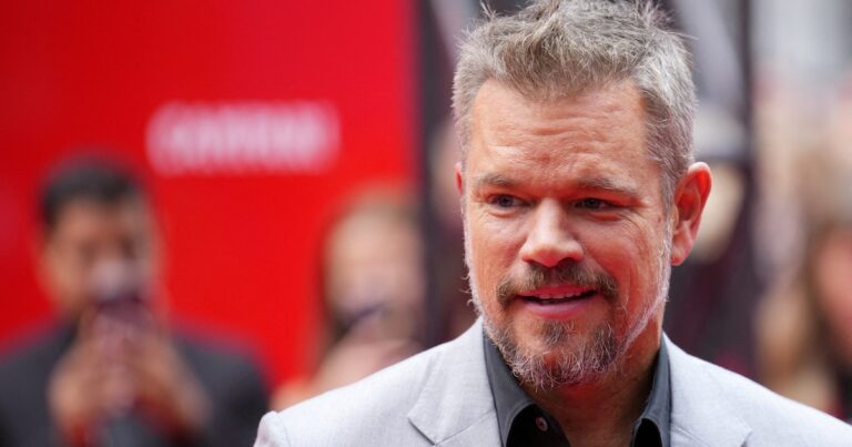 La asombrosa transformación de Matt Damon a los 54 años para su nueva película