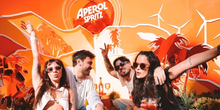 Argentina estuvo presente en Coachella junto a Aperol