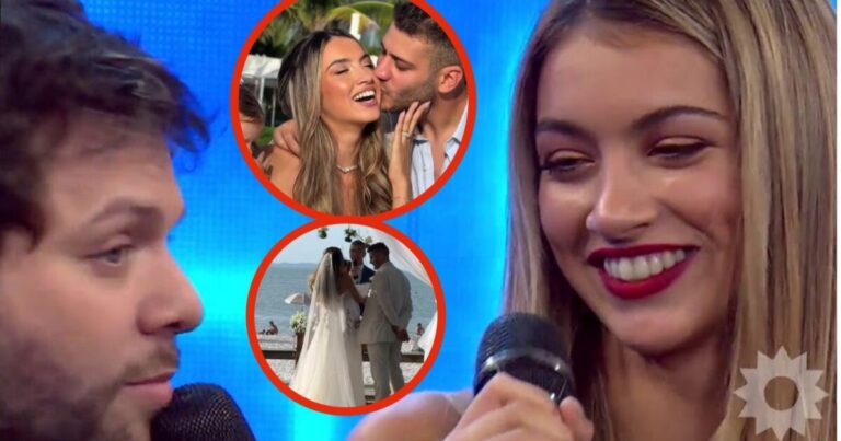 La ex azafata de Guido Sofía Fernández se casó en Florianópolis: las mejores fotos de una boda distinta