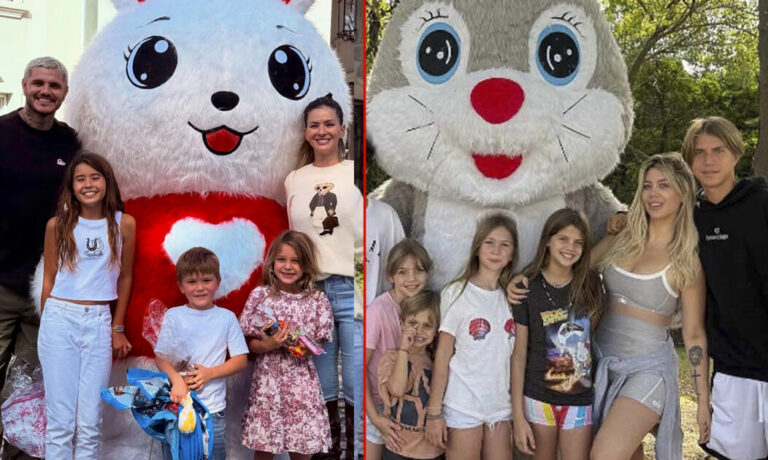 Quién gastó más plata entre Wanda Nara y la China Suárez para el conejo de Pascuas
