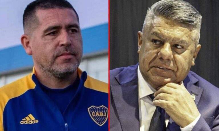 El papelón de Riquelme con Chiqui Tapia y la AFA que armó un escándalo antes al Superclásico