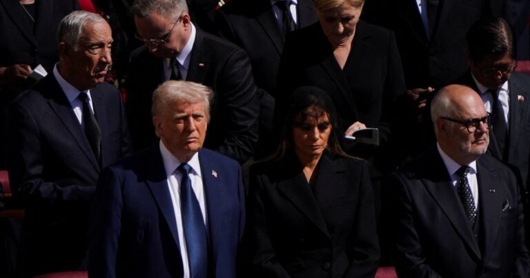 Trump, Macron, Zelensky y varios presidentes latinoamericanos: los líderes internacionales que asistieron al funeral del papa Francisco