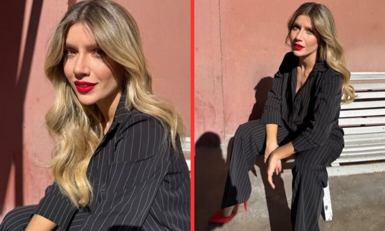 El jugado nuevo look que eligió Laurita Fernández para el invierno