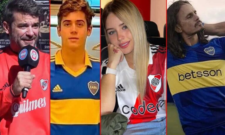 Los mejores y peores looks de los famosos para alentar en el superclásico de River-Boca