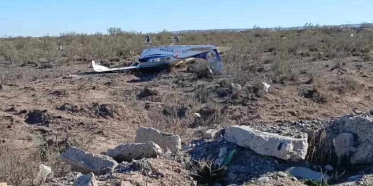 Una avioneta se estrelló en Río Negro: hay un muerto y dos heridos