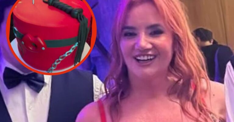 Nancy Pazos celebró los 57 años con una temática hiper polémica: sexo y sadomasoquismo