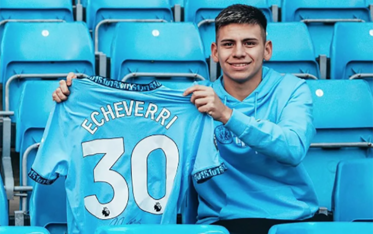 Un jugador argentino le dio un consejo demoledor al Diablito Echeverri sobre Guardiola y Manchester