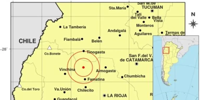 La Rioja sufrió un fuerte sismo que también se sintió en otras provincias