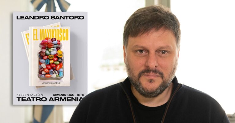 Leandro Santoro presentó su libro “Maxikiosco” con críticas a la gestión del PRO