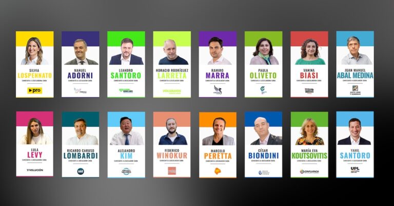 Elecciones CABA 2025: cuáles son las listas que se presentan y los principales candidatos
