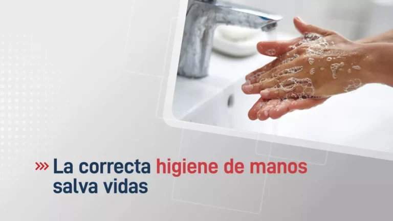 La correcta higiene de manos evita enfermedades y salva vidas