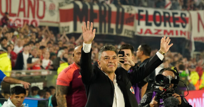 River vs Velez. Gallardo. 04.05.2025 Foto Maxi Failla