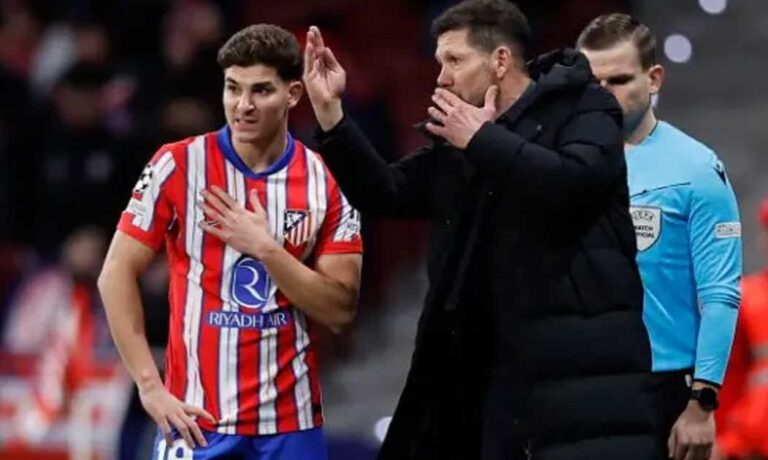 Julian Álvarez cara a cara con el Cholo Simeone: la reunión que paralizó a la AFA por su futuro en Europa