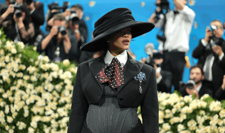 La original manera en la que Rihanna anunció su tercer embarazo en la MET Gala