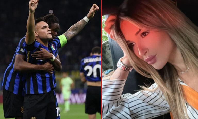 La esposa de Lautaro Martínez mostró el festejo romántico tras el histórico triunfo del Inter