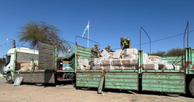 Camionero detenido con más de 600 kg. de hojas de coca