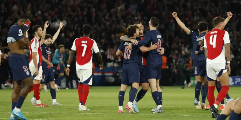 París Saint-Germain eliminó al Arsenal y clasificó a la final de la Champions League
